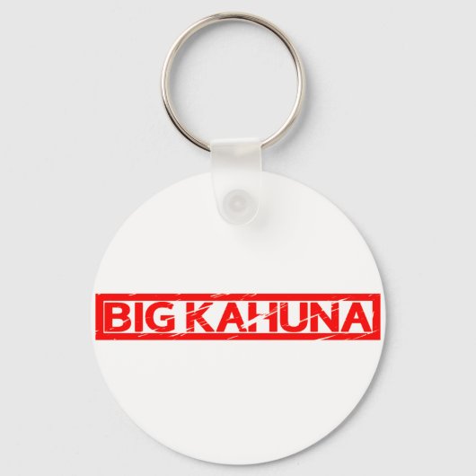 Big Kahuna Briefmarke Schlüsselanhänger (Rückseite)