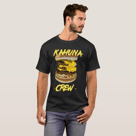 Big Kahuna Burger Crew Chest Print for Men & Wome T-Shirt (Vorne ganz)