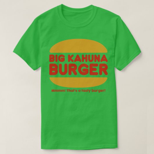 Big Kahuna Burger Stil der 90er Jahre T-Shirt (Design vorne)