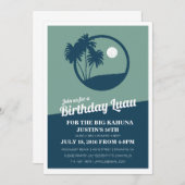 Big Kahuna GRILLEN Birthday Einladung (Vorne/Hinten)