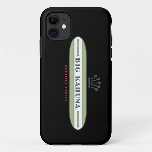Big Kahuna Straight HI Surfer Case-Mate iPhone Hülle (Rückseite)