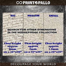 BIG - Kalligrafischer Hintergrund Seidenpapier