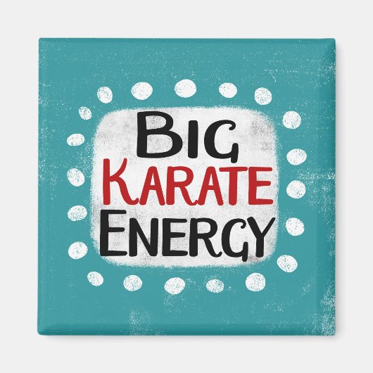 Big Karate Energy Kühlschrank Magnet (Vorne)