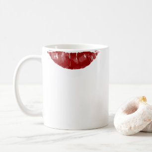 Big Kiss Lipstick Lip Print Kaffeetasse