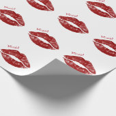 Big Kiss - Muah! Geschenkpapier (Ecke)