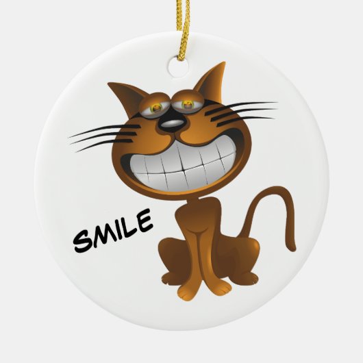 Big Kitty Keramik Ornament (Vorne)