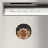 Big Kitty Yawn, Sleepy Kitty Magnet (In Situ (Geschirrspüler))