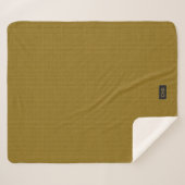 Big Knitter - Light Olive Color Sherpadecke (Vorderseite (Horizontal))