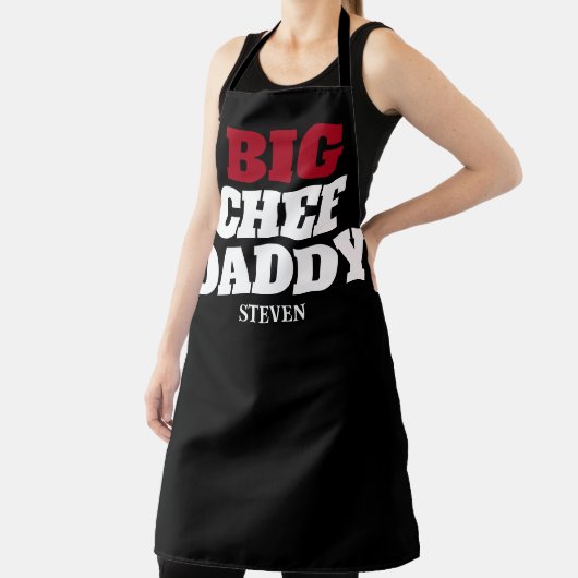 Big Koch Daddy Funny Zitat Personalisiert Grillen Schürze (InSitu)