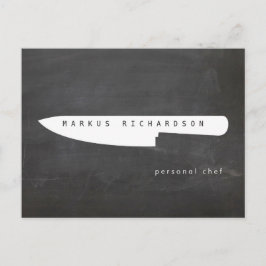 Big Koch Knife Logo 2 Koch, Catering Postkarte