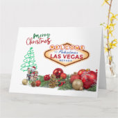 BIG Las Vegas Weihnachtskarte Karte (Gelbe Blume)