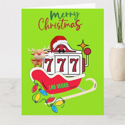 BIG Las Vegas Weihnachtskarte Karte (Vorderseite)