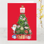 BIG Las Vegas Weihnachtskarte Karte (Gelbe Blume)