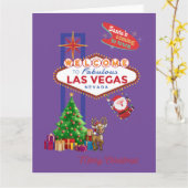 BIG Las Vegas Weihnachtskarte Karte (Gelbe Blume)