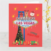 BIG Las Vegas Weihnachtskarte Karte (Gelbe Blume)