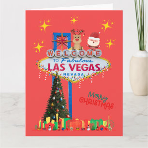 BIG Las Vegas Weihnachtskarte Karte