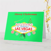 BIG Las Vegas Weihnachtskarte Karte (Gelbe Blume)
