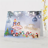 BIG Las Vegas Weihnachtskarte Karte (Gelbe Blume)