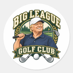 Big League Golf Club Runder Aufkleber