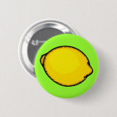 Big Lemon Button (Vorne & Hinten)
