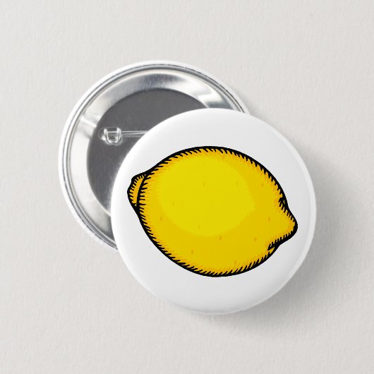 Big Lemon Button (Vorne & Hinten)