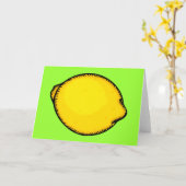 Big Lemon Karte (Gelbe Blume)