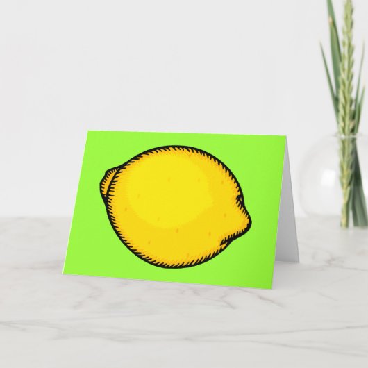 Big Lemon Karte (Vorderseite)