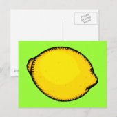 Big Lemon Postkarte (Vorne/Hinten)