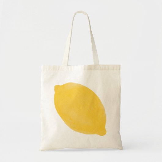 Big Lemon Tote Bag - Illustration Tragetasche (Vorne)