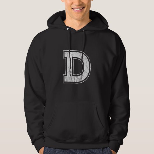Big Letter D Hoodie (Vorderseite)