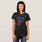 Big letter P T-Shirt (Vorne ganz)