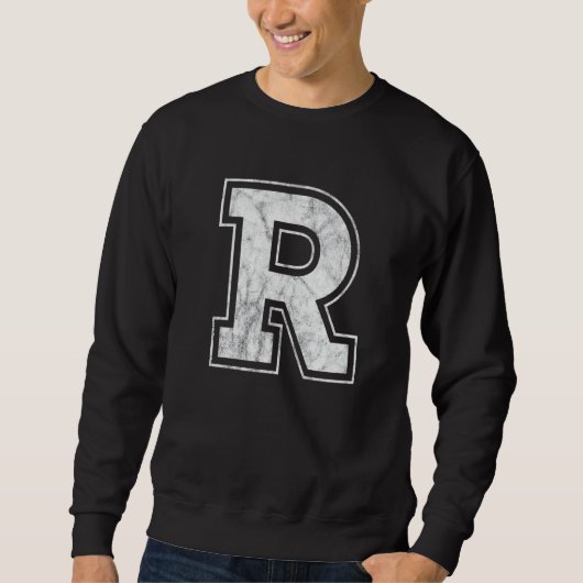Big Letter R Sweatshirt (Vorderseite)