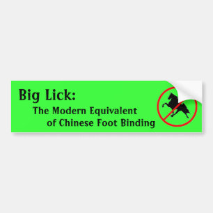 Big Lick: Das moderne Äquivalent Autoaufkleber