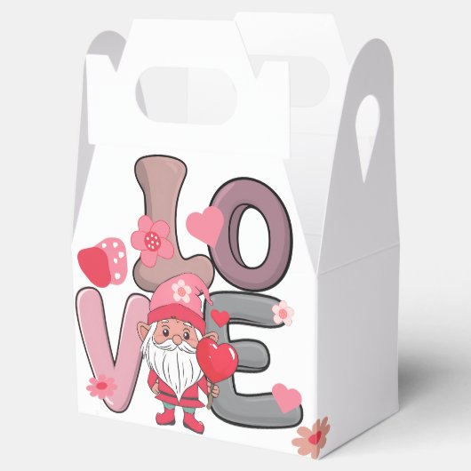 Big Liebe Doodle Stil Geschenkschachtel (Geöffnet)