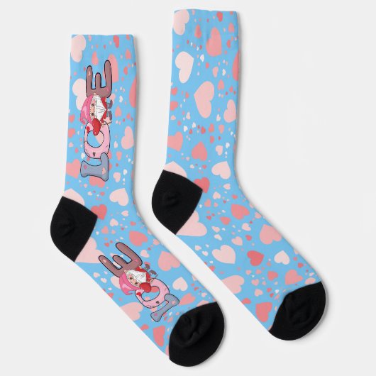 Big Liebe Valentinstag Socken (Rechts)