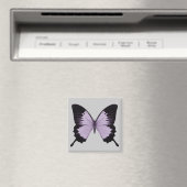 Big Lila & Black Butterfly Magnet (In Situ (Geschirrspüler))