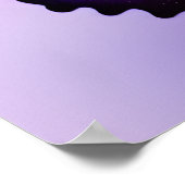 Big Lila Butterfly Poster (Ecke)