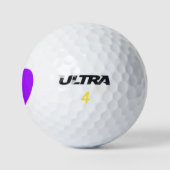 Big Lila Heft Monogram Template Golfball (Logo)