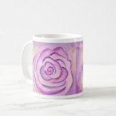 Big Lila Lilac Rose Tasse (Vorderseite Links)