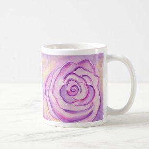Big Lila Lilac Rose Tasse