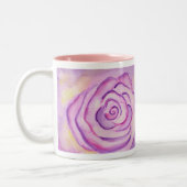 Big Lila Lilac Rose Tasse (Links)