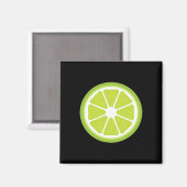 Big Limon Sliced Kostüm Niedlich Easy FruehHallowe Magnet (Vorderseite/Rückseite)