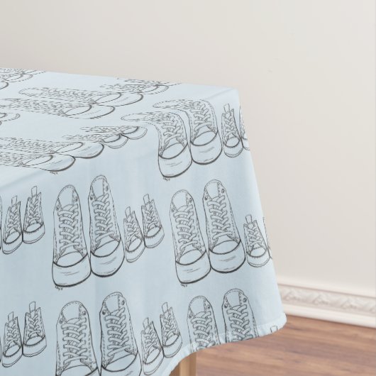 Big Little Shoes Neue Baby Duschschläfer Blue Boy Tischdecke (Beispiel)