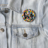 Big Little Studentinnenverbindung Retro Disco Ball Button (Beispiel)