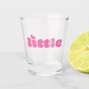 Big Little Studentinnenverbindung Retro Herz-Shot  Schnapsglas