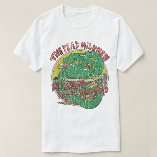 Big Lizard in meinem Garten 1985 T-Shirt (Design vorne)