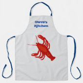 Big Lobster Kitchen Personalisiert Schürze (Vorderseite)