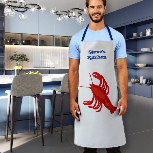 Big Lobster Kitchen Personalisiert Schürze