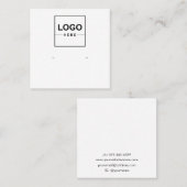 Big Logo Schmuck Earring Display Visitenkarte (Vorne/Hinten)