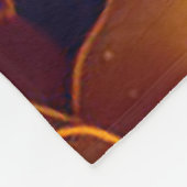 Big Luxury Gold Trendy Rose Collection Fleecedecke (Ecke)